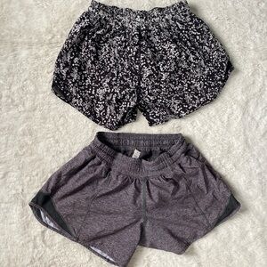 2 pairs of Lululemon fast & free shorts